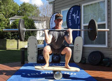 Load image into Gallery viewer, 6" x 18" roller - cross training w/ barbell