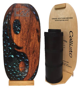 Callisto Balance Board - Water on Wood